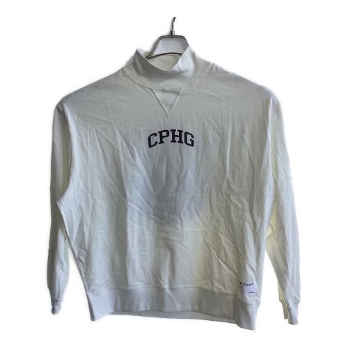 cPH/gOLF (キャプテンズヘルム ゴルフ) ゴルフウェア(トップス) メンズ SIZE M ホワイト YALE UNIVERSITY モックネック