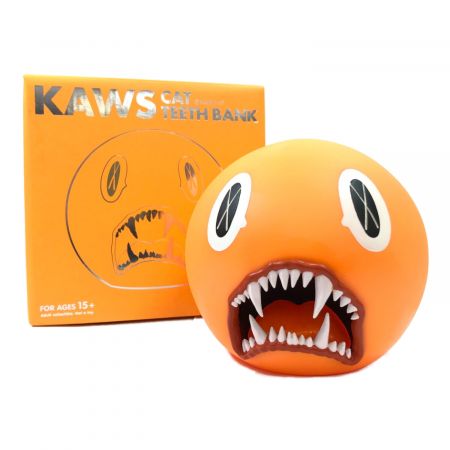 KAWS(カウズ)Original Fake（オリジナルフェイク） CAT TEETH BANK　貯金箱 2007年製ベタツキ有 箱ヤケ有