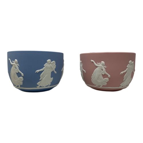 Wedgwood (ウェッジウッド) カップ&ソーサー ブルー×ピンク ジャスパー ダンシングアワー