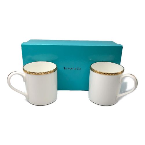 TIFFANY & Co. (ティファニー) ペアマグカップ Gold Band 2Pセット