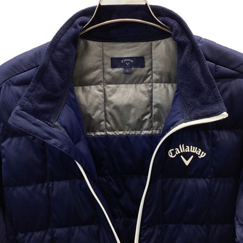 Callaway (キャロウェイ) ゴルフウェア(トップス) メンズ SIZE L ネイビー 中綿フルジップブルゾン 241-0215505