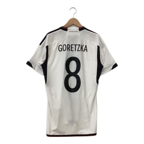ドイツ代表  サッカーユニフォーム メンズ SIZE M ホワイト 【8】レオン・ゴレツカ  2022年シーズン HF1693
