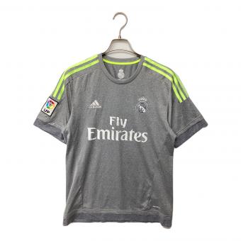レアル・マドリード サッカーユニフォーム メンズ SIZE XO グレー 2015-2016シーズン アウェイ AA2219