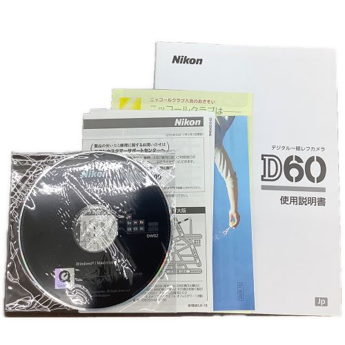 Nikon (ニコン) デジタル一眼レフカメラ D60 1075万画素 専用電池 2189428