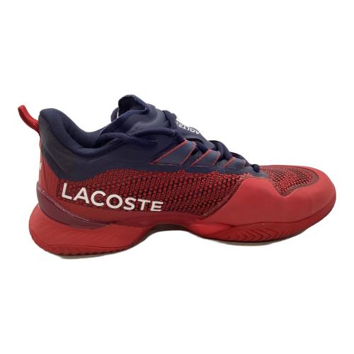 Lacoste スポーツシューズ ホワイト/ネイビー/レッド LACOSTE (ラコステ) スポーツシューズ メンズ USA7(25cm相当) レッド