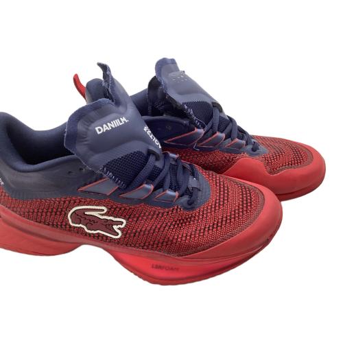 LACOSTE (ラコステ) スポーツシューズ メンズ USA7(25cm相当) レッド×ネイビー URTRA MC 1242 SMA AG-LT23