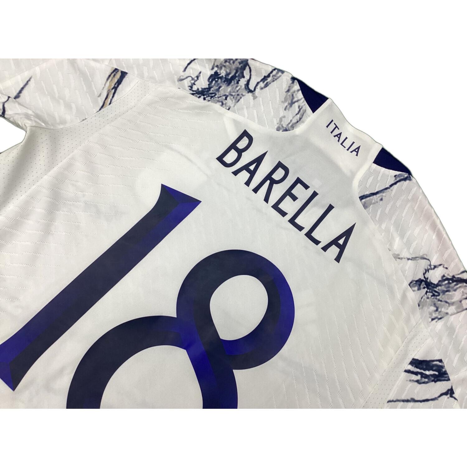 イタリア代表 サッカーユニフォーム SIZE M ホワイト ニコロ・バレッラ