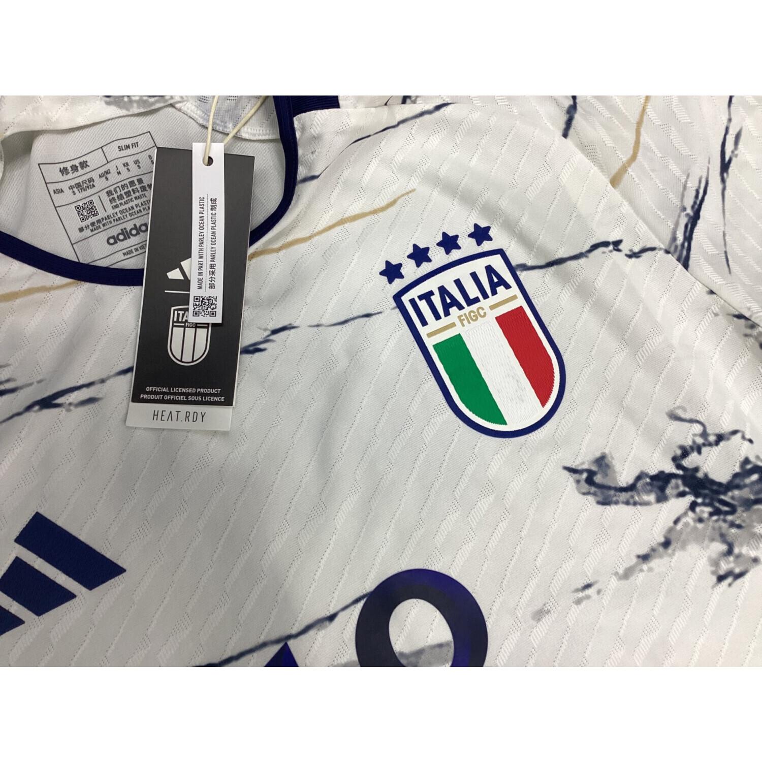 イタリア代表 サッカーユニフォーム SIZE M ホワイト ニコロ・バレッラ