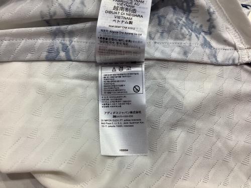 イタリア代表 サッカーユニフォーム SIZE M ホワイト ニコロ・バレッラ【18】2023年アウェイ adidas オーセンティック