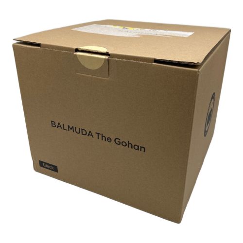 BALMUDA (バルミューダデザイン) The Gohan K08A-BK 3合(0.54L) 程度S(未使用品) 未使用品
