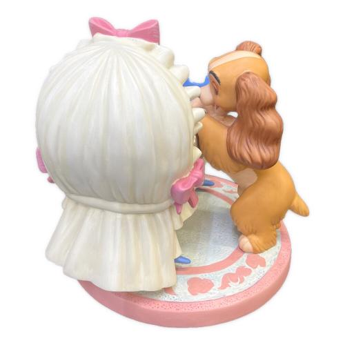 DISNEY (ディズニー) フィギュリン 1225771 WDCC フィギュア わんわん物語 かわいい赤ちゃん Lady and Cradle Welcome Little Darling