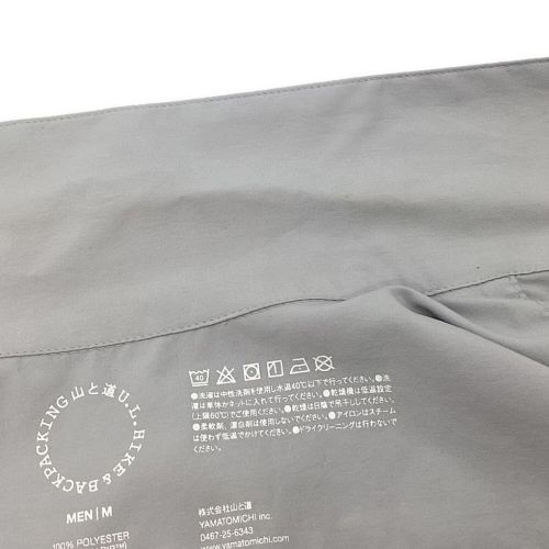 山と道 (ヤマトミチ) UL Short Sleeve Shirt メンズ SIZE M ライトグレー
