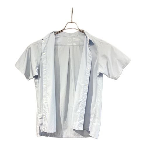 山と道 (ヤマトミチ)  Bamboo Short Sleeve Shirt メンズ SIZE M スカイブルー