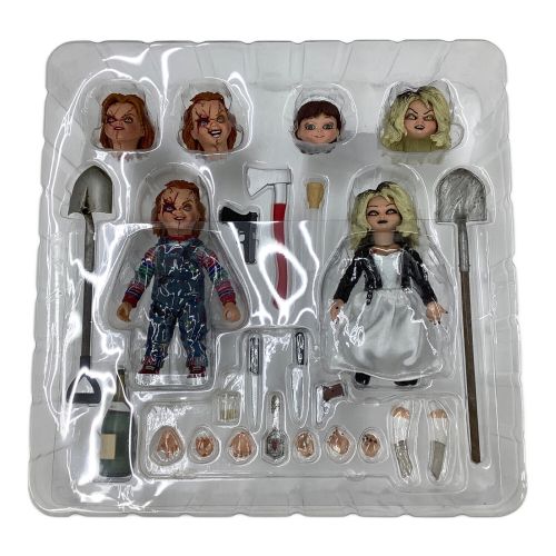 NECA (ネカ) チャイルドプレイ チャッキーの花嫁 チャッキー＆ティファニー アクションフィギュア BRIDE OF CHUCKY ULTIMATE CHUCKY & TIFFANY