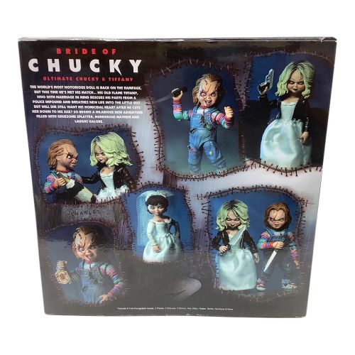 NECA (ネカ) チャイルドプレイ チャッキーの花嫁 チャッキー＆ティファニー アクションフィギュア BRIDE OF CHUCKY ULTIMATE CHUCKY & TIFFANY