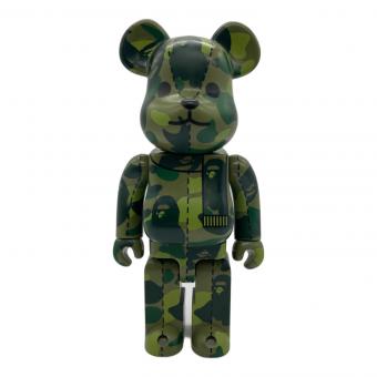 MEDICOM TOY (メディコム・トイ) フィギュア ※内部ブリスターヤケ有 A BATHING APE B@000BAPE 1st camo 400% BE@RBRICK 400%