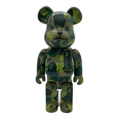 MEDICOM TOY (メディコム・トイ) フィギュア ※内部ブリスターヤケ有 A BATHING APE B@000BAPE 1st camo 400% BE@RBRICK 400%
