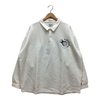 Local Golf (ローカルゴルフ) Circle Logo L S POLO メンズ SIZE L/XL ホワイト LG-73LP-23