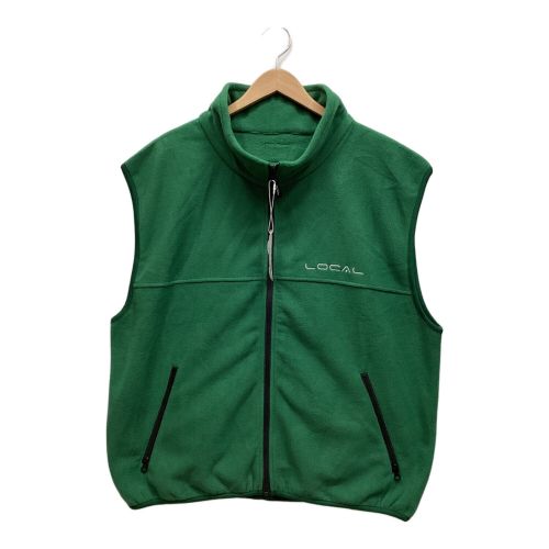 Local Golf (ローカルゴルフ) Simple Fleece VEST メンズ SIZE S/M グリーン LG-71VT-23