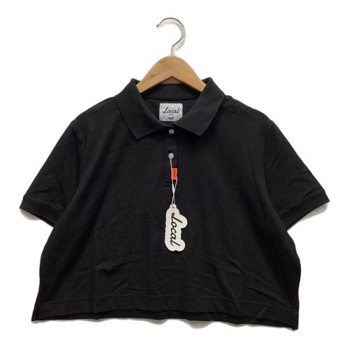 Local Golf (ローカルゴルフ) Basic Short S/S POLO レディース SIZE S/M ブラック LW-85SP-23