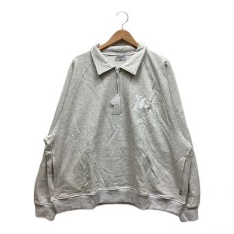 Local Golf (ローカルゴルフ) LG ZIP POLO SWEAT メンズ SIZE M/L ライトグレー LG-63LP-23