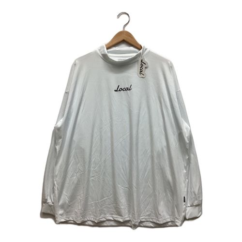 Local Golf (ローカルゴルフ) OG Logo L/S MOCK NECK メンズ SIZE M/L ホワイト LG-26LS-23