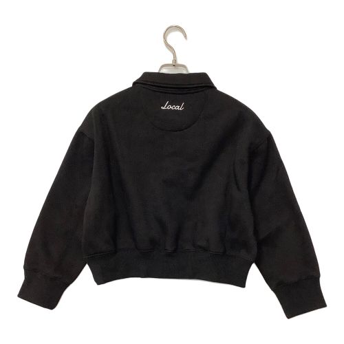 Local Golf (ローカルゴルフ) Basic Cropped L/S POLO SWEAT レディース SIZE S/M ブラック LW-87SW-23