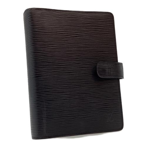 LOUIS VUITTON (ルイ ヴィトン) 手帳カバー ブラック R20202 エピ SP0063