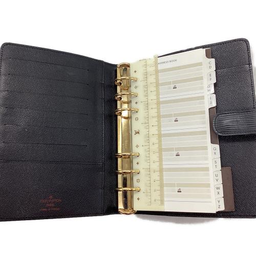 LOUIS VUITTON (ルイ ヴィトン) 手帳カバー ブラック R20202 エピ SP0063