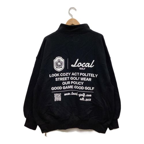 Local Golf (ローカルゴルフ) LGC Snap SWEAT メンズ SIZE M/L ブラック LG-95SW-23