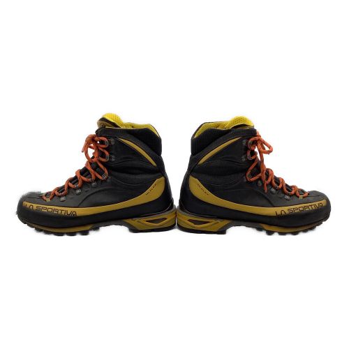 LA SPORTIVA (スポルティバ) トレッキングシューズ メンズ SIZE 42 ブラック×イエロー ハイカット(ハードソール) TRANGO ALP EVO GTX