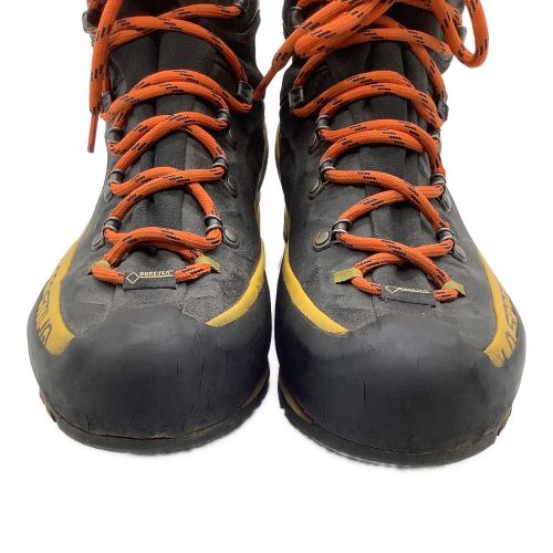 LA SPORTIVA (スポルティバ) トレッキングシューズ メンズ SIZE 42 ブラック×イエロー ハイカット(ハードソール) TRANGO ALP EVO GTX