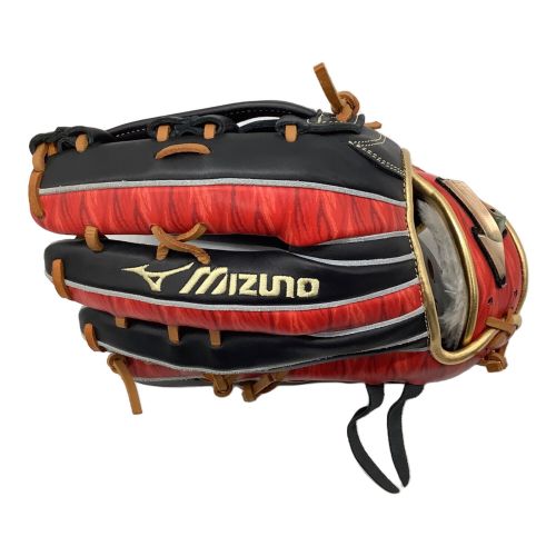 MIZUNO (ミズノ) 軟式グローブ ブラック Global Elite H selection SIGNA プリントデザイン 外野用 PT0923 R30707