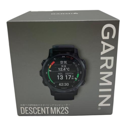 GARMIN (ガーミン) GPS付き高機能ダイビングウォッチ Descent Mk2S 010-02403-51 ラバーベルト 動作確認済み EN13319