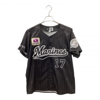 千葉ロッテマリーンズ (チバロッテマリーンズ) 応援グッズ Mサイズ ブラック MIZUNO #17 佐々木朗希 レプリカ