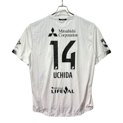 FC東京 (エフシートウキョウ) サッカーユニフォーム SIZE 3XL ホワイト 内田 宅哉【14】 2021 ユニフォーム アウェイ 半袖 レプリカ NEW BALANCE JMTF1029