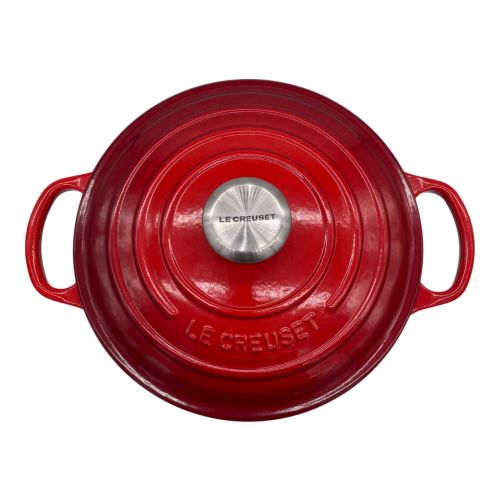 LE CREUSET (ルクルーゼ) 両手鍋 レッド