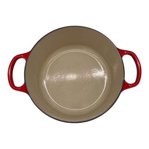 LE CREUSET (ルクルーゼ) 両手鍋 レッド