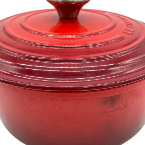 LE CREUSET (ルクルーゼ) 両手鍋 レッド