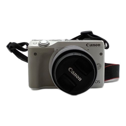 CANON (キャノン) ミラーレス一眼カメラ トリプルレンズキット EOS M3 2420万画素(有効画素) 専用電池 SDHCカード SDカード SDXCカード 231044002923