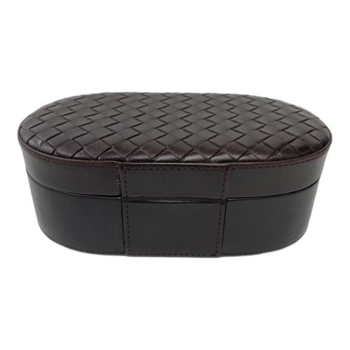 BOTTEGA VENETA (ボッテガベネタ) ジュエリーボックス イントレチャート ブラウン スレ有