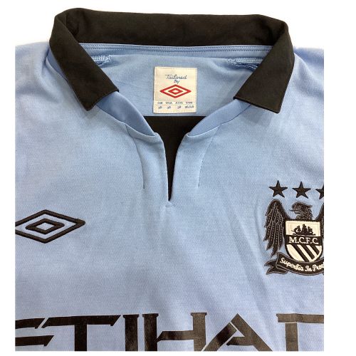 UMBRO (アンブロ) サッカーユニフォーム メンズ SIZE 38 ブルー ヤヤトゥーレ【42】マンチェスターシティ