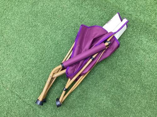 LOGOS (ロゴス) あぐらチェア オリックス優勝記念2022口ゴ入り パープル 73311001