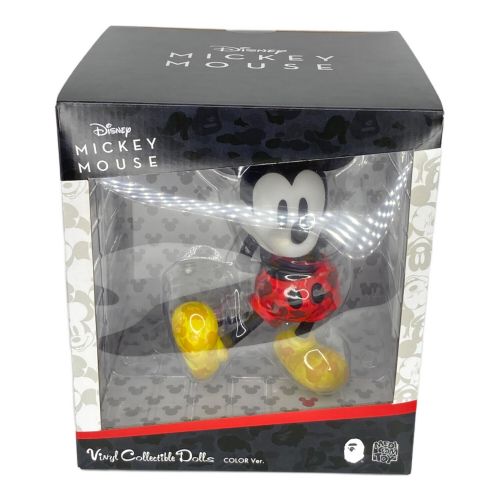 MEDICOM TOY (メディコムトイ) フィギュア RED CAMO A BATHING APE Disney VCD BAPE(R) MICKEY MOUSE COLOR Ver.