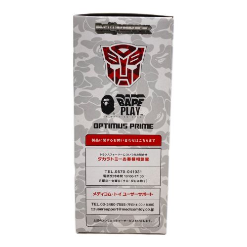 MEDICOM TOY (メディコムトイ) BE@RBRICK × TRANSFORMERS A BATHING APE TAKARA TOMY オプティマスプライム TRANSFORMERS