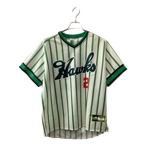 福岡ソフトバンクホークス 応援グッズ SIZE L KANSAI CLASSIC 2017限定復刻 Majestic ユニフォーム 今宮【2】