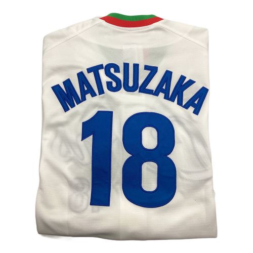 埼玉西武ライオンズ (サイタマセイブライオンズ) 応援グッズ SIZE L ホワイト 復刻 Majestic ユニフォーム 松坂【18】