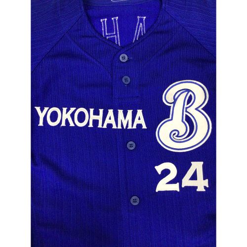 横浜DeNAベイスターズ (ベイスターズ) 応援グッズ SIZE L ブルー 06-08ビジター ユニフォーム 寺原【24】 プロ仕様モデル