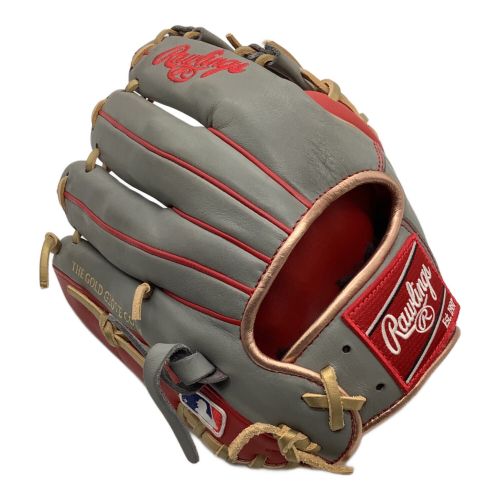 RAWLINGS (ローリングス) 軟式グローブ スカーレットグレー HOH MLB Color SYNC 内野用 GR3HMCK4H