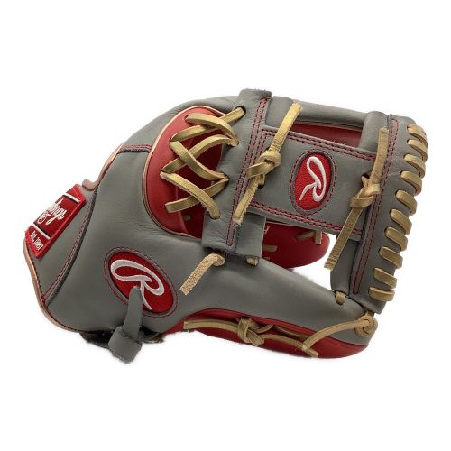 RAWLINGS (ローリングス) 軟式グローブ スカーレットグレー HOH MLB Color SYNC 内野用 GR3HMCK4H